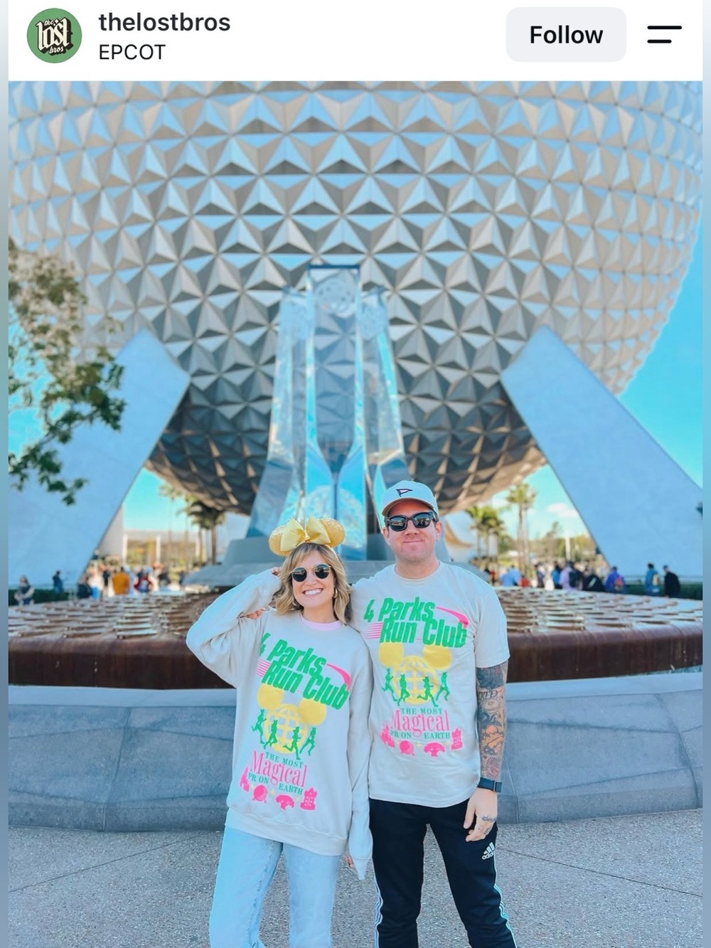 Disney “4 Parks Run Club” Tshirt